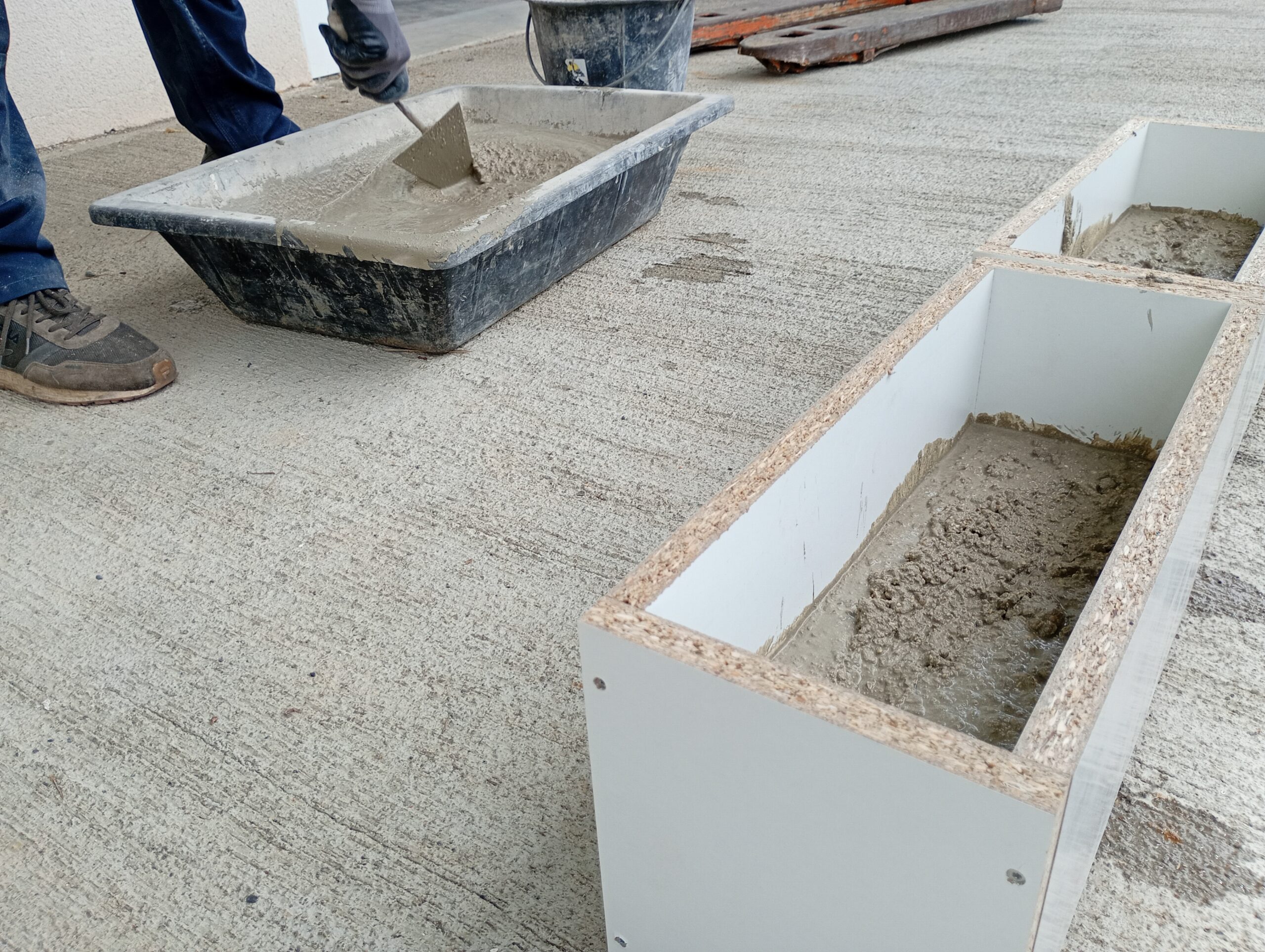 Création de bloc béton