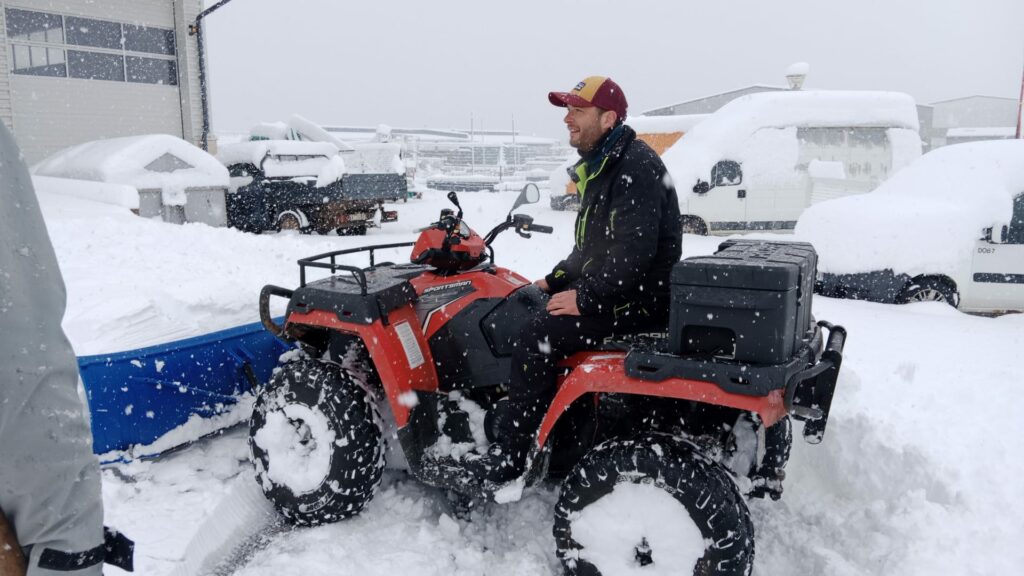 Déneigement de parking