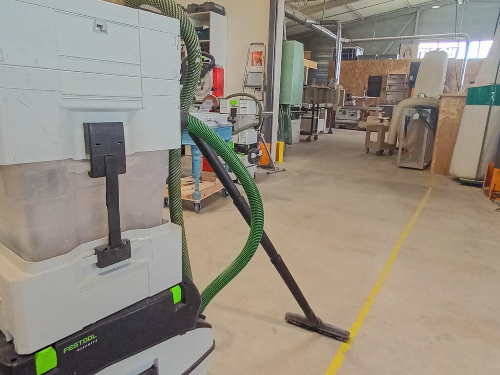 Nettoyage d'atelier